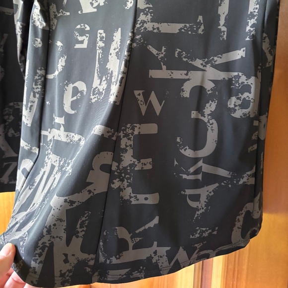 Porto San Francisco Gray and black long sleeve cowl neck top Size 1 - Picture 4 of 11